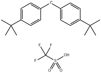 bis(4-(tert-butyl)phenyl)iodonium trifluoromethanesulfonate Struktur