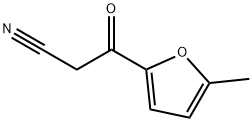 3-(5-methylfuran-2-yl)-3-oxopropanenitrile Struktur