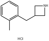 3-[(2-methylphenyl)methyl]azetidine hydrochloride Struktur