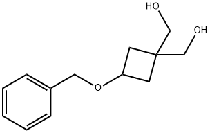 (3-(Benzyloxy)cyclobutane-1,1-diyl)dimethanol Struktur