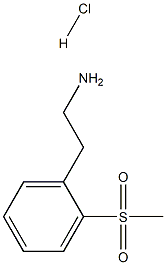 2-[2-(Methylsulfonyl)phenyl]ethylamine Hydrochloride Struktur