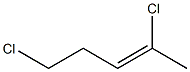 2,5-dichloro-2-pentene Struktur