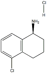 (1S)-5-CHLORO-1,2,3,4-TETRAHYDRONAPHTHYLAMINE HYDROCHLORIDE Struktur