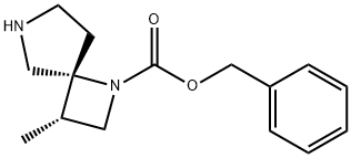 Benzyl (3S,4R)-3-methyl-1,6-diazaspiro[3.4]octane-1-carboxylate Struktur