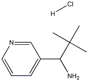 2,2-DIMETHYL-1-(PYRIDIN-3-YL)PROPAN-1-AMINE HCL Struktur