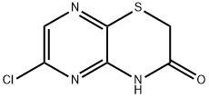 2H-Pyrazino[2,3-b]-1,4-thiazin-3(4H)-one, 6-chloro- Struktur