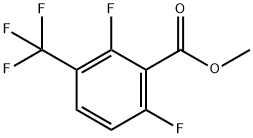 Methyl 2,6-difluoro-3-(trifluoromethyl)benzoate Struktur