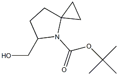 tert-butyl 5-(hydroxymethyl)-4-azaspiro[2.4]heptane-4-carboxylate Struktur