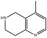 4-methyl-5,6,7,8-tetrahydro-1,6-naphthyridine Struktur