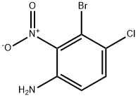 3-Bromo-4-chloro-2-nitroaniline Struktur