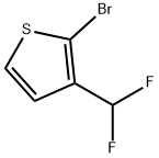 2-Bromo-3-(difluoromethyl)thiophene Struktur