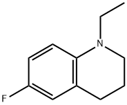 1-Ethyl-6-fluoro-1,2,3,4-tetrahydroquinoline Struktur