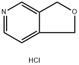 1,3-Dihydrofuro[3,4-c]pyridine hydrochloride Struktur