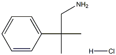 2-methyl-2-phenylpropan-1-amine hydrochloride Struktur