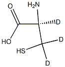 L-Cysteine-2,3,3-d3 Struktur