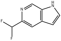 5-(Difluoromethyl)-1H-pyrrolo[2,3-c]pyridine Struktur