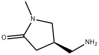 (R)-4-(aminomethyl)-1-methylpyrrolidin-2-one Struktur