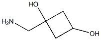 1-(aminomethyl)cyclobutane-1,3-diol Struktur