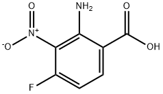 Benzoic acid, 2-amino-4-fluoro-3-nitro- Struktur