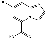 7-hydroxyimidazo[1,2-a]pyridine-5-carboxylic acid Struktur