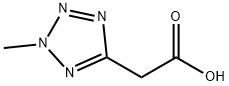 2-(2-methyl-2H-1,2,3,4-tetrazol-5-yl)acetic acid Struktur