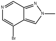 4-bromo-2-methyl-2H-pyrazolo[3,4-c]pyridine Struktur