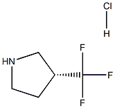 (R)-3-(trifluoromethyl)pyrrolidine hydrochloride Struktur