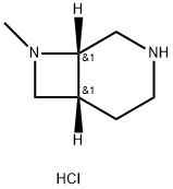 (1S,6R)-8-methyl-3,8-diazabicyclo[4.2.0]octane dihydrochloride Struktur