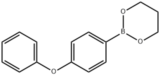 4-苯氧基苯硼酸-1,3-丙二醇酯 結(jié)構(gòu)式