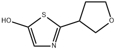 2-(tetrahydrofuran-3-yl)thiazol-5-ol Struktur