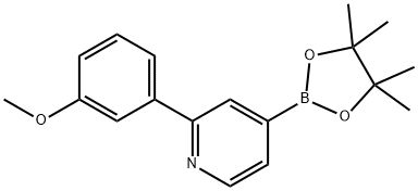 2-(3-methoxyphenyl)-4-(4,4,5,5-tetramethyl-1,3,2-dioxaborolan-2-yl)pyridine|2-(3-methoxyphenyl)-4-(4,4,5,5-tetramethyl-1,3,2-dioxaborolan-2-yl)pyridine