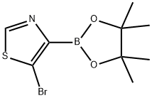 5-Bromothiazole-4-boronic acid pinacol ester Struktur