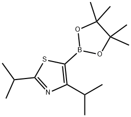 2,4-[di(iso-propyl)]thiazole-5-boronic acid pinacol ester Struktur