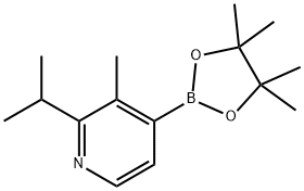 3-Methyl-2-(iso-propyl)pyridine-4-boronic acid pinacol ester Struktur