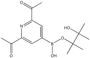 2,6-Di(acetyl)pyridine-4-boronic acid pinacol ester Struktur