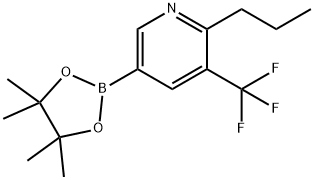 6-(n-Propyl)-5-trifluoromethylpyridine-3-boronic acid pinacol ester Struktur