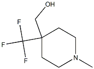 [1-methyl-4-(trifluoromethyl)-4-piperidyl]methanol Struktur