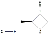 (2S,3R)-3-fluoro-2-methylazetidine hydrochloride Struktur