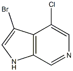 3-bromo-4-chloro-1H-pyrrolo[2,3-c]pyridine Struktur