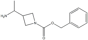 benzyl 3-(1-aminoethyl)azetidine-1-carboxylate Struktur