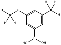 (3-(methoxy-d3)-5-(methyl-d3)phenyl)boronic acid Struktur