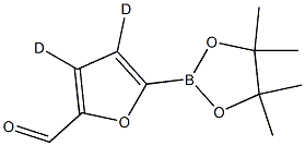 5-(4,4,5,5-tetramethyl-1,3,2-dioxaborolan-2-yl)furan-3,4-d2-2-carbaldehyde Structure