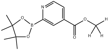 methyl-d3 2-(4,4,5,5-tetramethyl-1,3,2-dioxaborolan-2-yl)isonicotinate Struktur