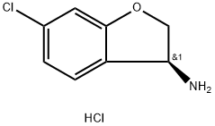 (3S)-6-CHLORO-2,3-DIHYDROBENZO[B]FURAN-3-YLAMINE HYDROCHLORIDE Struktur