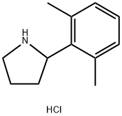 2-(2,6-DIMETHYLPHENYL)PYRROLIDINE HYDROCHLORIDE Struktur