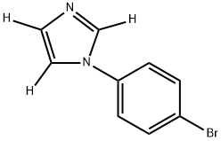 1-(4-bromophenyl)-1H-imidazole-2,4,5-d3 Struktur