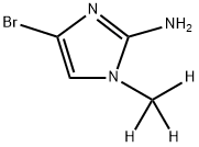 4-bromo-1-(methyl-d3)-1H-imidazol-2-amine Struktur