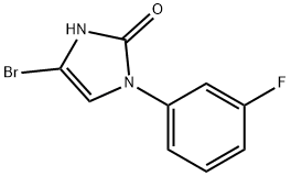 4-bromo-1-(3-fluorophenyl)-1,3-dihydro-2H-imidazol-2-one Structure