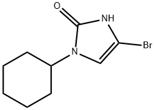 4-bromo-1-cyclohexyl-1,3-dihydro-2H-imidazol-2-one Struktur