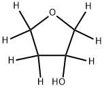 tetrahydrofuran-2,2,3,4,4,5,5-d7-3-ol Struktur